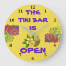Search for tiki bar clocks Hawaiian