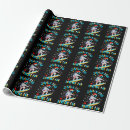 Search for surfing wrapping paper Santa