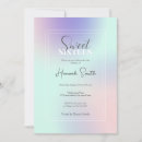 Search for colourful sweet 16 invitations Gradient