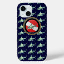 Search for shark diving iphone cases Diver
