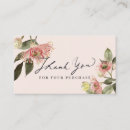 Search for thank you for your purchase business cards Floral