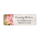 Search for painted wood return address labels Country