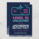 Search for video game birthday invitations Gaming