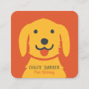 Search for pet care business cards Cute