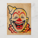 Search for vintage clown face Retro