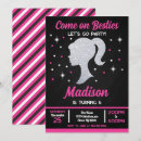 Search for fashion birthday invitations Glitter