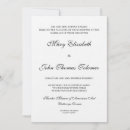 Search for classic formal wedding invitations Classy