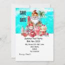 Search for pool christmas invitations Santa