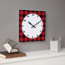 Search for country kitchen clocks Plaid