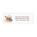 Search for hot chocolate return address labels Peppermint