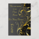 Search for grad party open house invitations Black