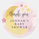 Search for pink moon stickers Baby shower