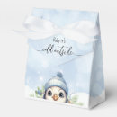 Search for penguin favour boxes Winter baby shower