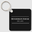 Search for house keys key rings Black and white