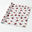 Search for ladybugs wrapping paper Girly