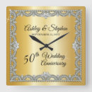 Search for 50th wedding anniversary clocks Diamonds