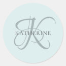 Search for aqua monogram stickers Calligraphy