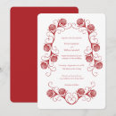 Search for crimson wedding invitations Elegant