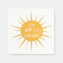 Search for you are my sunshine napkins Cute