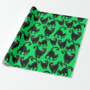 Search for black cat wrapping paper Vintage