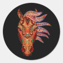 Search for colourful horse stickers Cowgirl