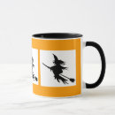 Search for flying witch mugs Broomstick
