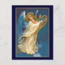 Search for angel playing postcards Religious