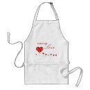 Search for key to my heart aprons I love you