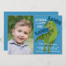 Search for blue dinosaur birthday invitations Kids