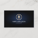 Search for vocalist business cards Singing