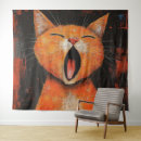 Search for yawning art Cat