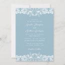 Search for lace wedding invitations Blue