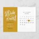 Search for calendar save the date postcards wedding stationery Simple