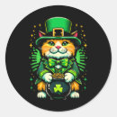 Search for irish cats stickers Green
