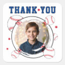 Search for baseball birthday stickers Red