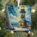 Search for lighthouse christmas tree decorations Nautical