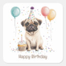 Search for birthday pug stickers Celebration