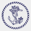 Search for floral anchor stickers Blue
