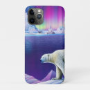 Search for polar bears iphone cases Northern lights