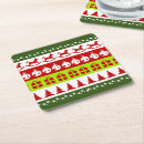 Search for ugly christmas sweater coasters Green