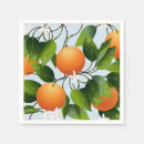 Search for citrus fruit napkins Tropical