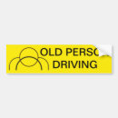 Search for elderly bumper stickers Driving