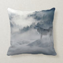 Search for wolf cushions Snow