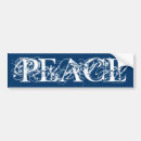 Search for peace on earth bumper stickers Symbol