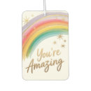 Search for rainbow car air fresheners Watercolor