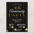 Search for black and gold 50th anniversary Birthday party