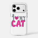 Search for i love my cat iphone cases Feline