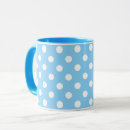 Search for blue polka dot pattern mugs Minimalist