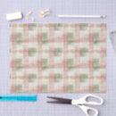 Search for pink gingham tissue paper Cream