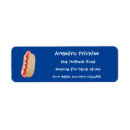 Search for hot dog return address labels Frankfurter